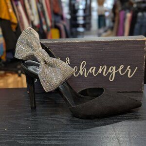 Aminah Abdul Jillil for I.N.C Forever Your Girl bow Slingback Heel